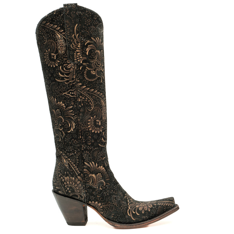 Corral  Goldie tall black cowboy boot