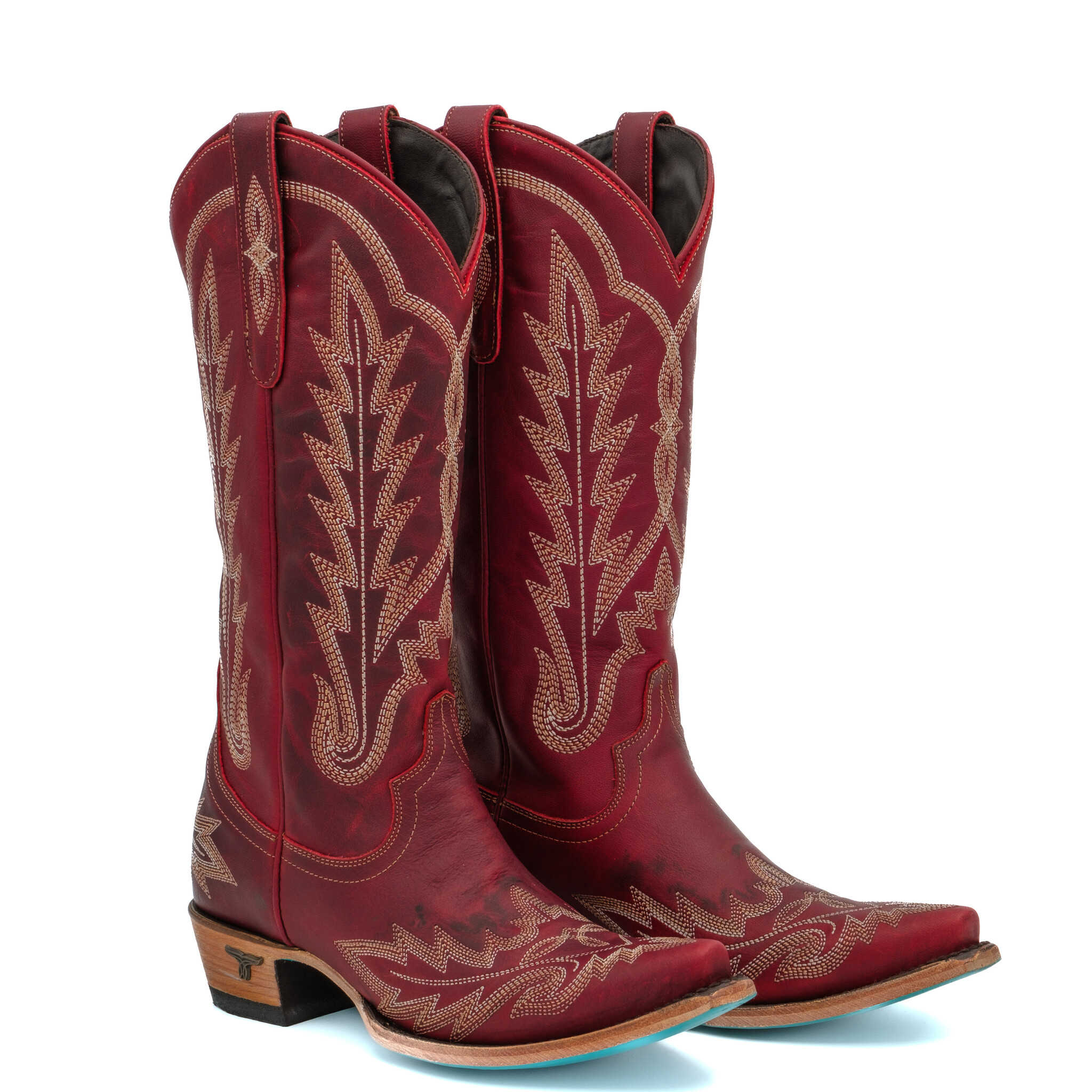 Lane Lexington Smoldering Ruby Cowboystiefel