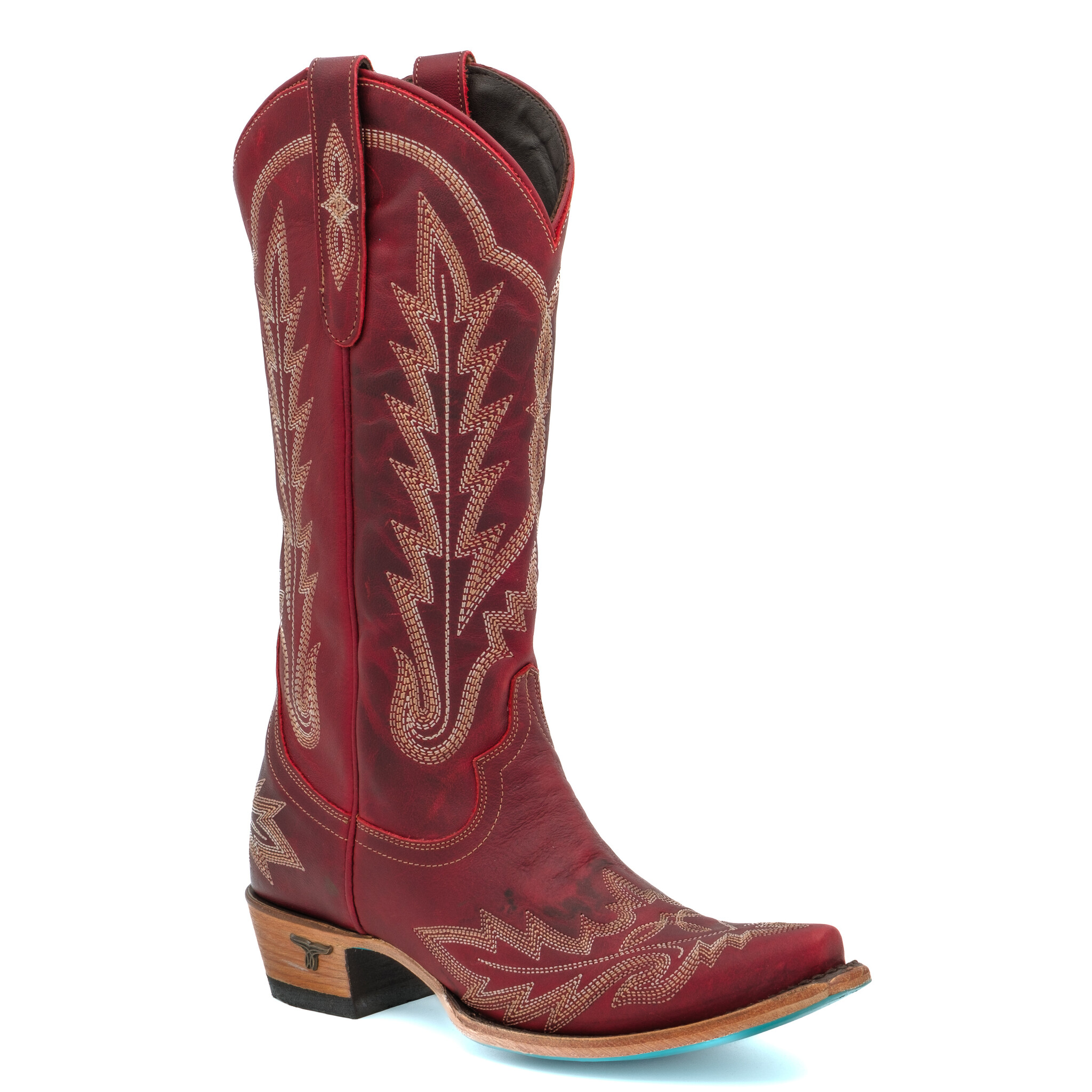 Lane Lexington Smoldering Ruby Cowboystiefel