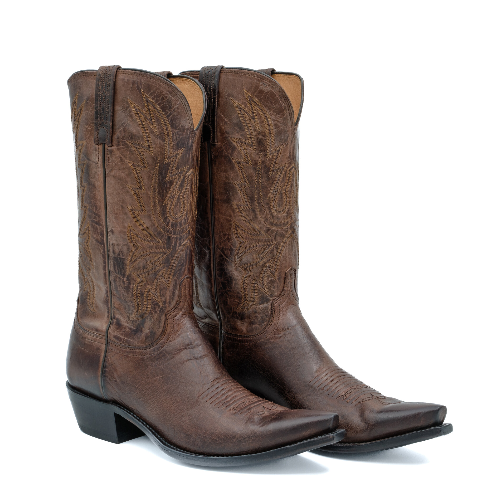 Lucchese Corbin Chocolate cowboy boot