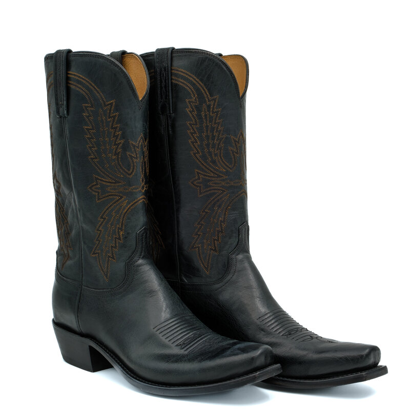 Lucchese Crayton Black cowboy boot