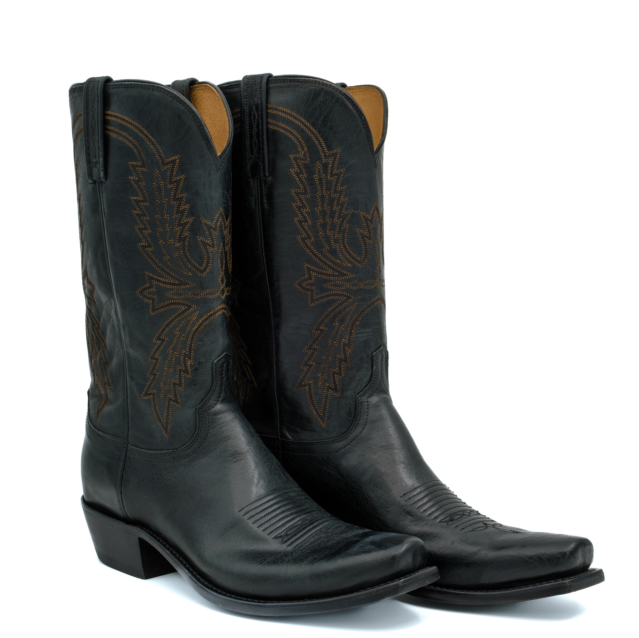Lucchese Crayton Black Cowboystiefel