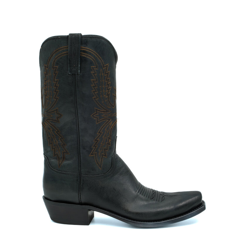 Lucchese Crayton Black cowboy boot