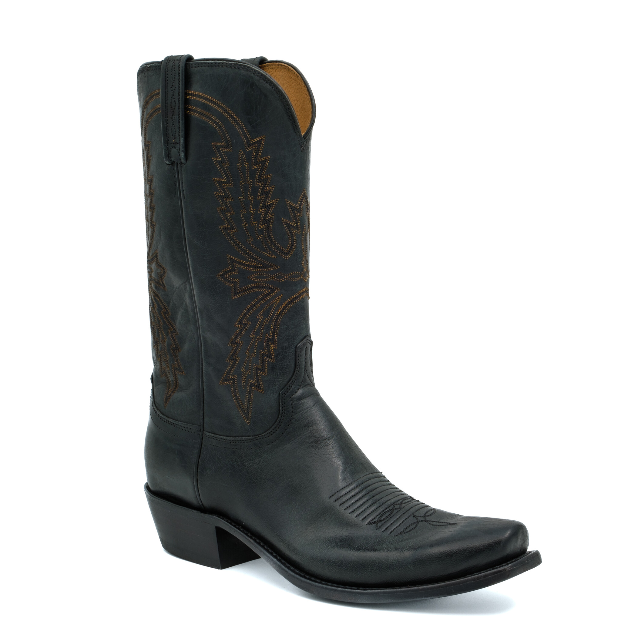 Lucchese Crayton Black Cowboystiefel