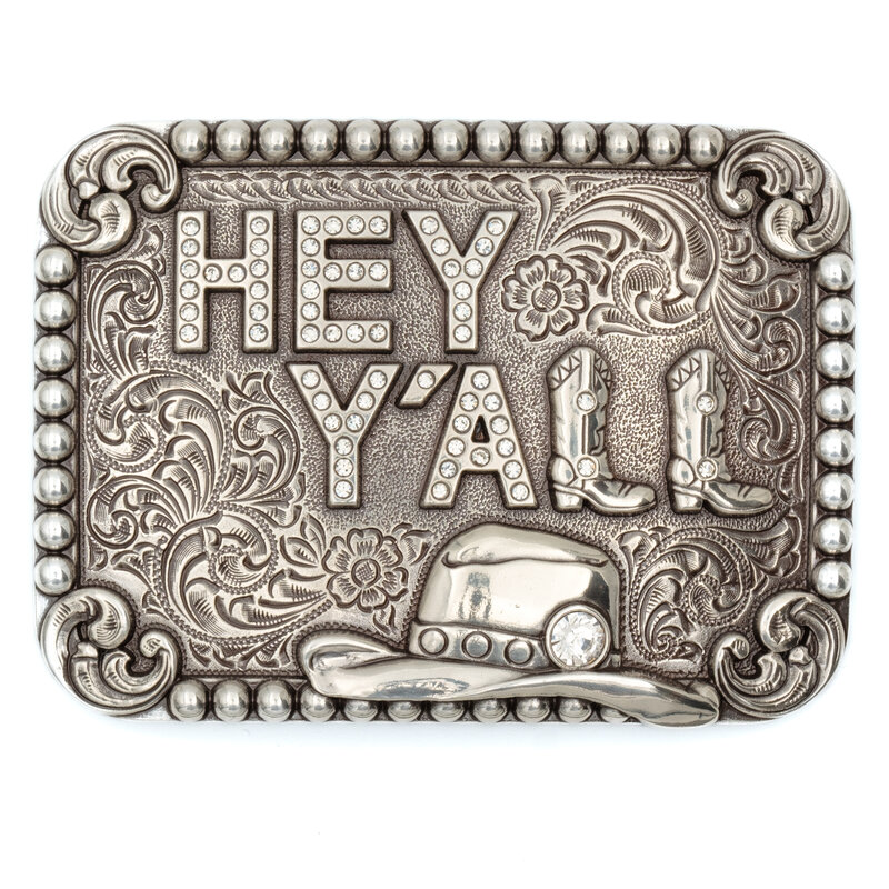 Blazin' Roxx Buckle met Hey Y'All