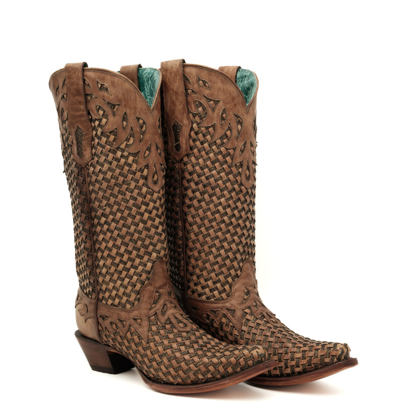 Corral  Damy brown  cowboy boot