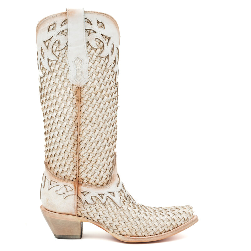 Corral  Damy beige cowboy boot