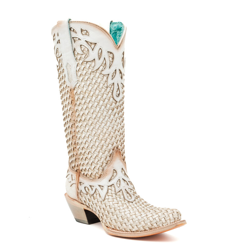 Corral  Damy beige cowboy boot