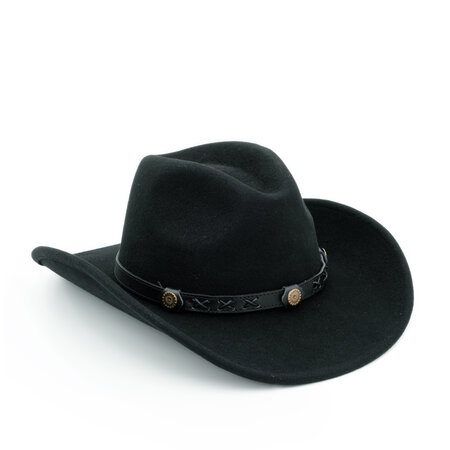 Twister Dakota cowboyhoed Black