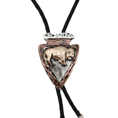 Crumrine Bolo tie pijlpunt bizon