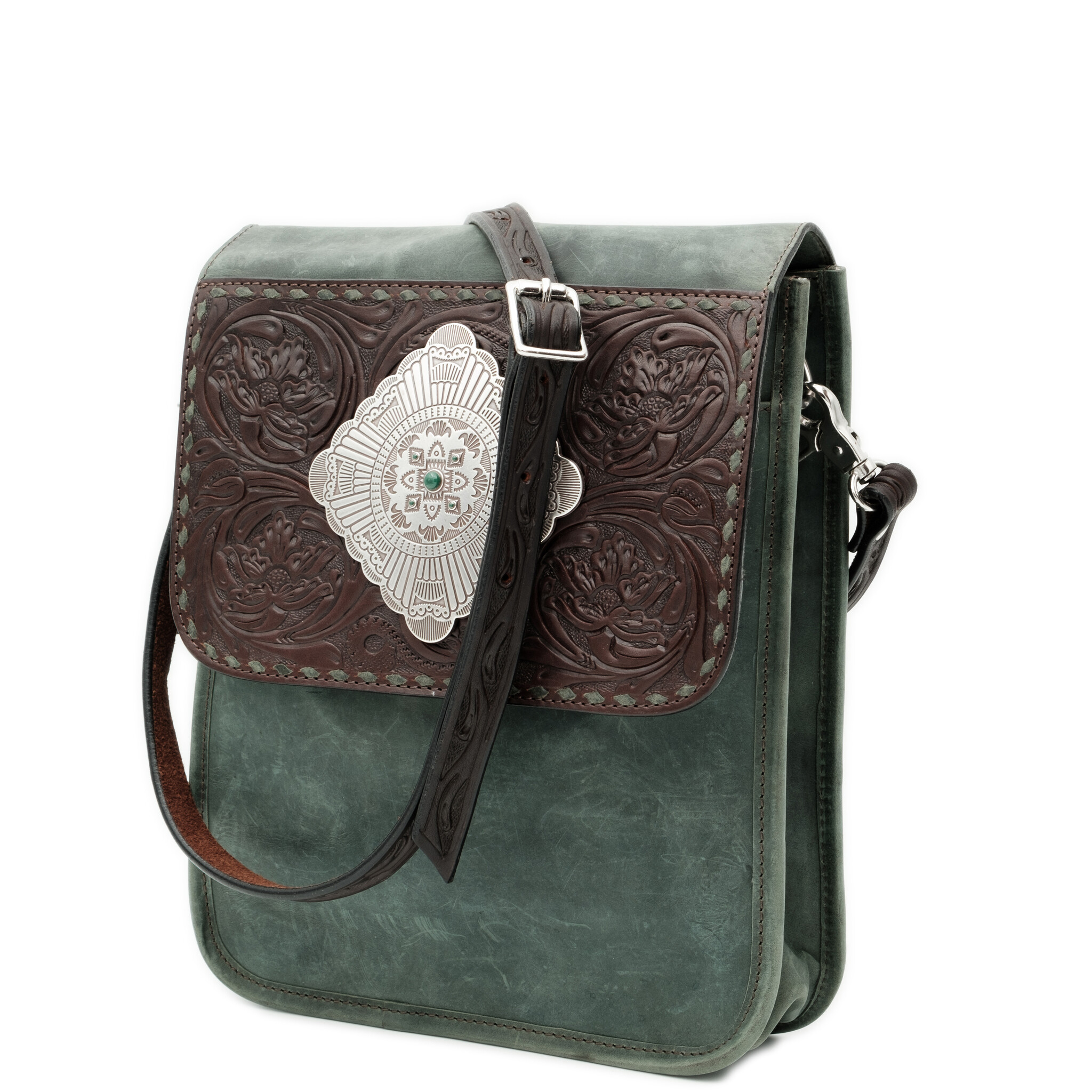 Angel Ranch Crossbody Emerald