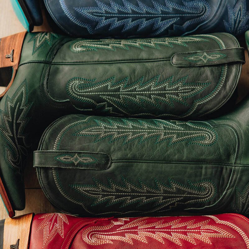 Lane Lexington  Emerald Green cowboy boot