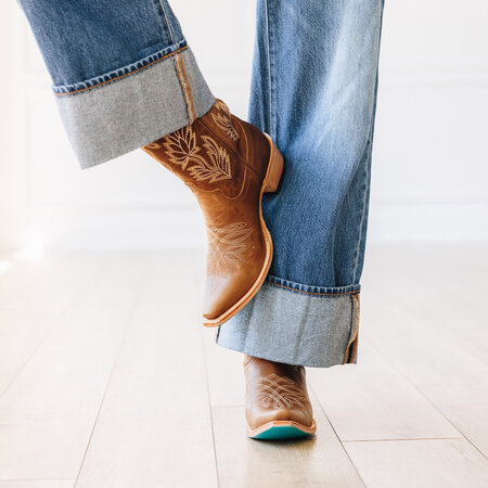 Lane Sandaga cowboy boot Desert Clay