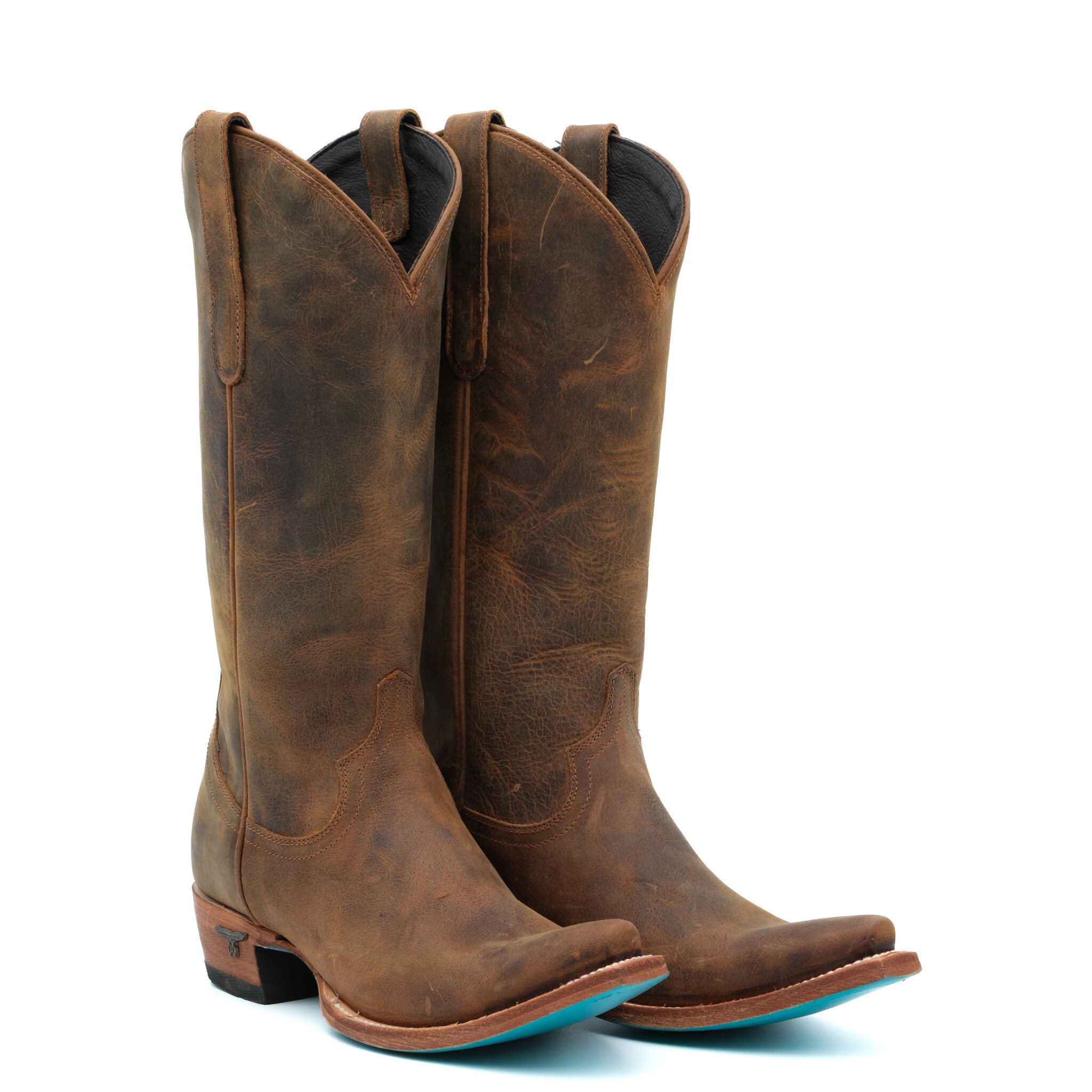 Lane Emma Jane Burnt Caramel cowboy boot