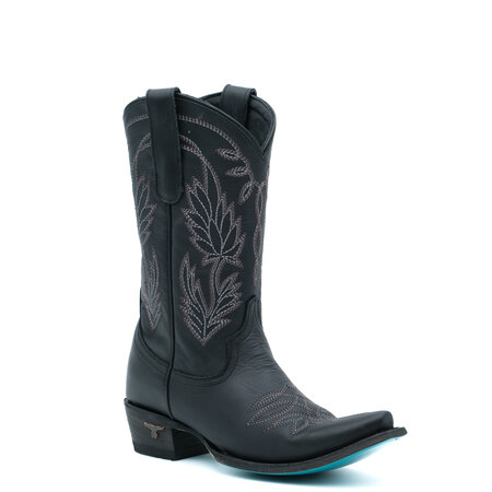 Lane Sandaga cowboy boot Jet Black