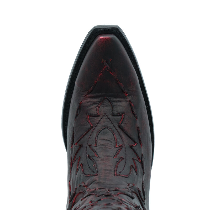 Lane Reverie Black Cherry cowboy boot