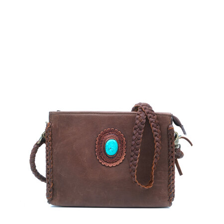 American Darling Jane crossbody tas bruin