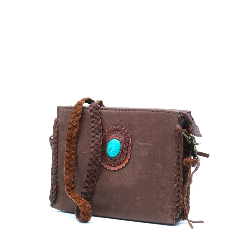 American Darling Jane crossbody tas bruin