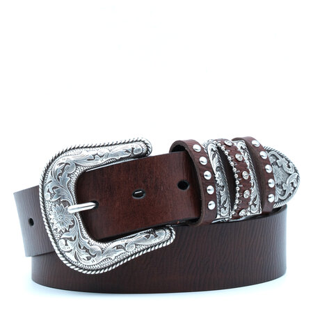 Nocona  Brown leather belt