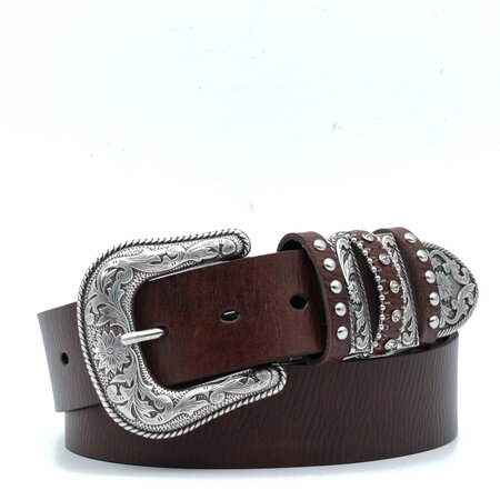 Nocona  Brown leather belt