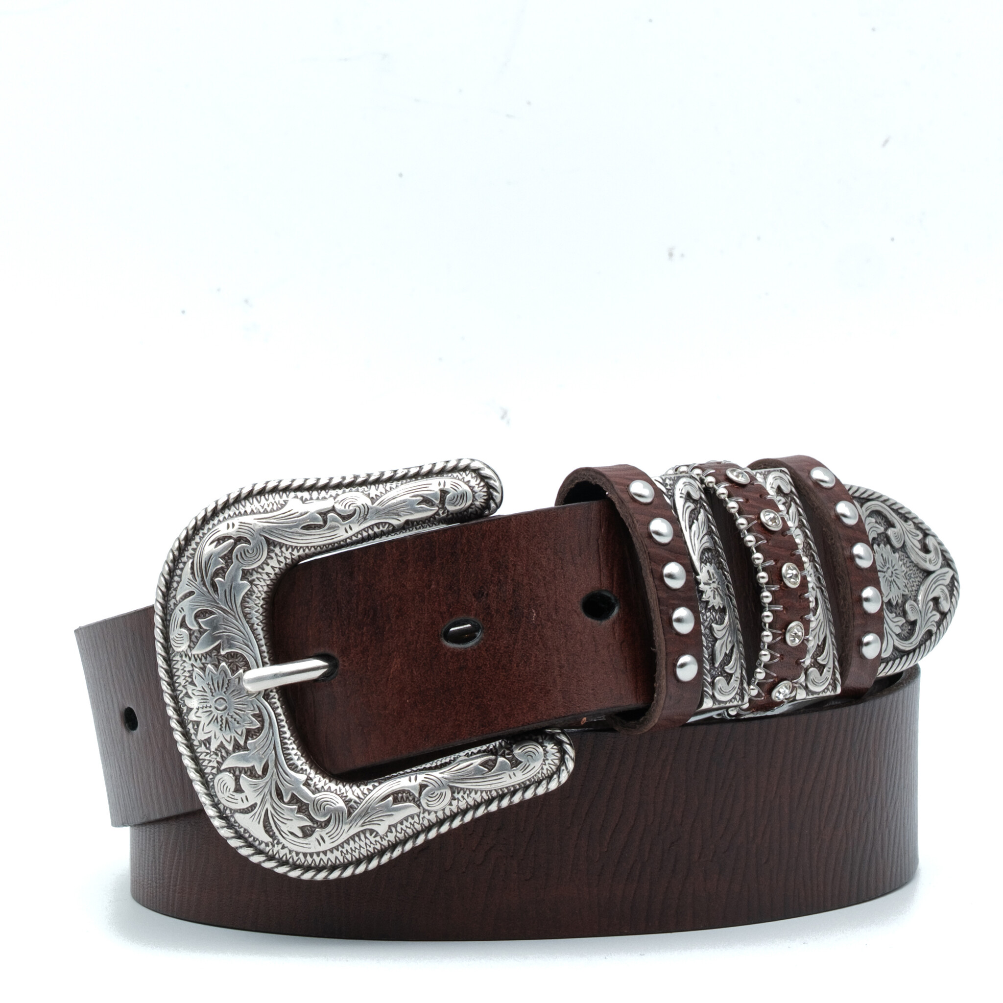Nocona  Bruine leren riem