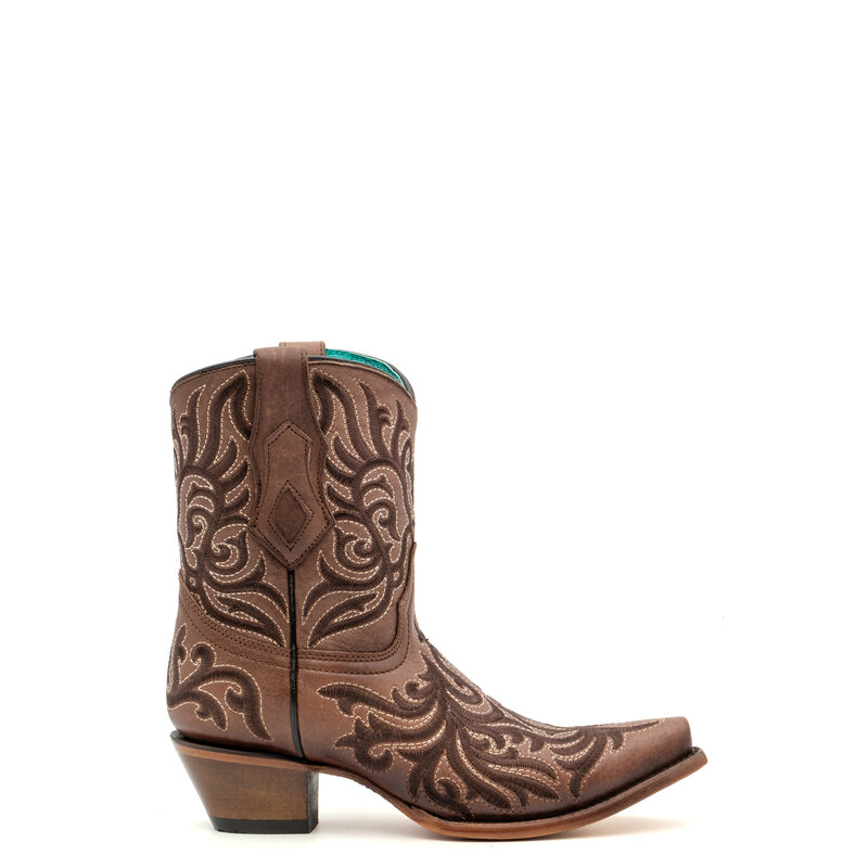 Corral  Lily  short cowboy boot brown