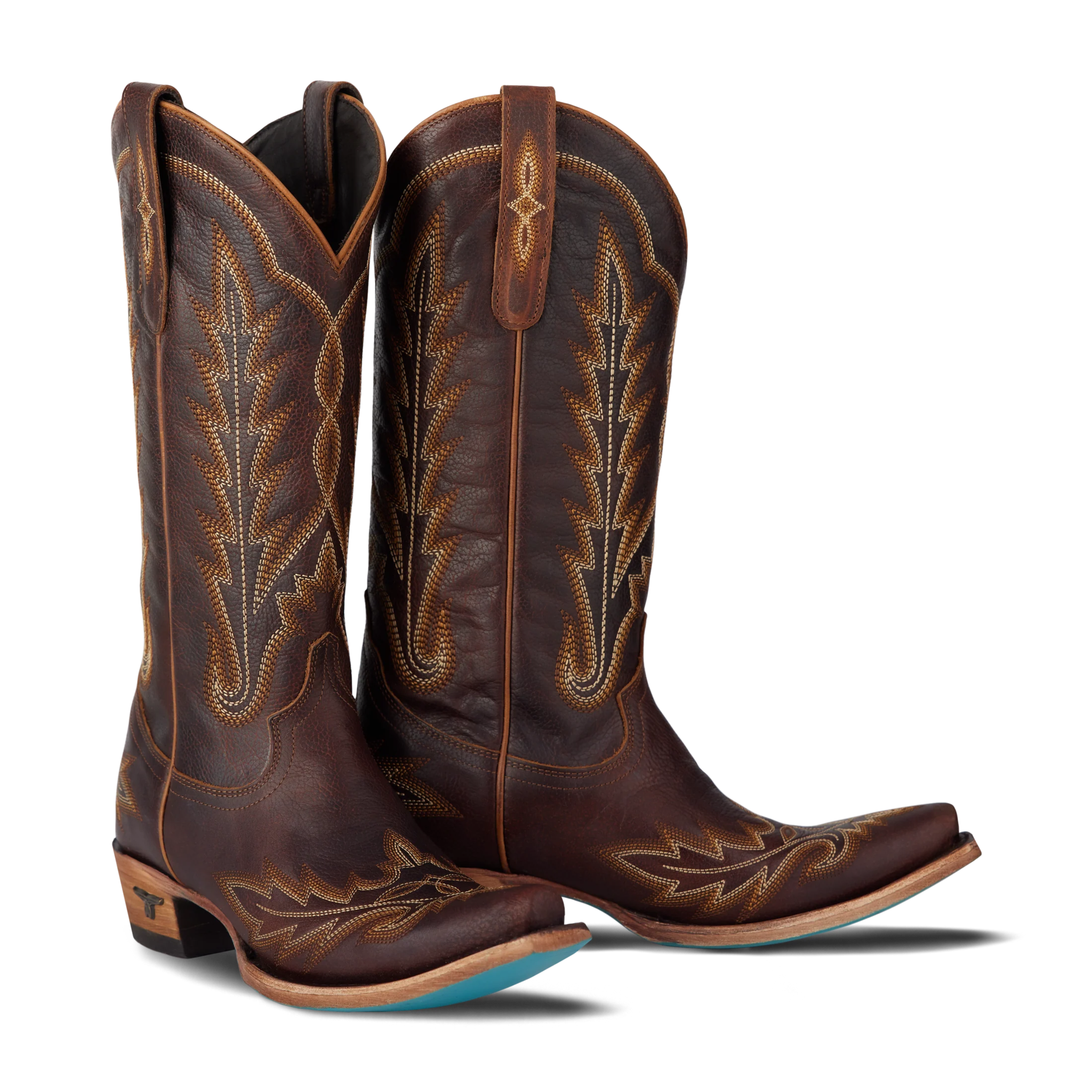 Lane Lexington Cognac cowboy boot
