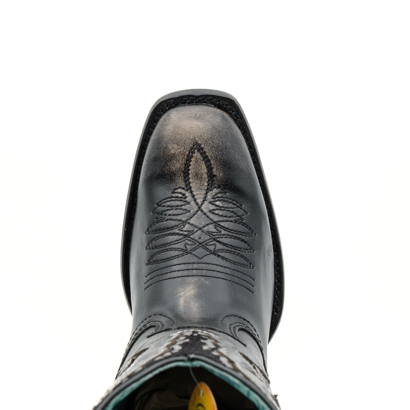 CORRAL BOOTS ブーツ 6 M Black Leather Cowboy Boot - Corral - Boots by M