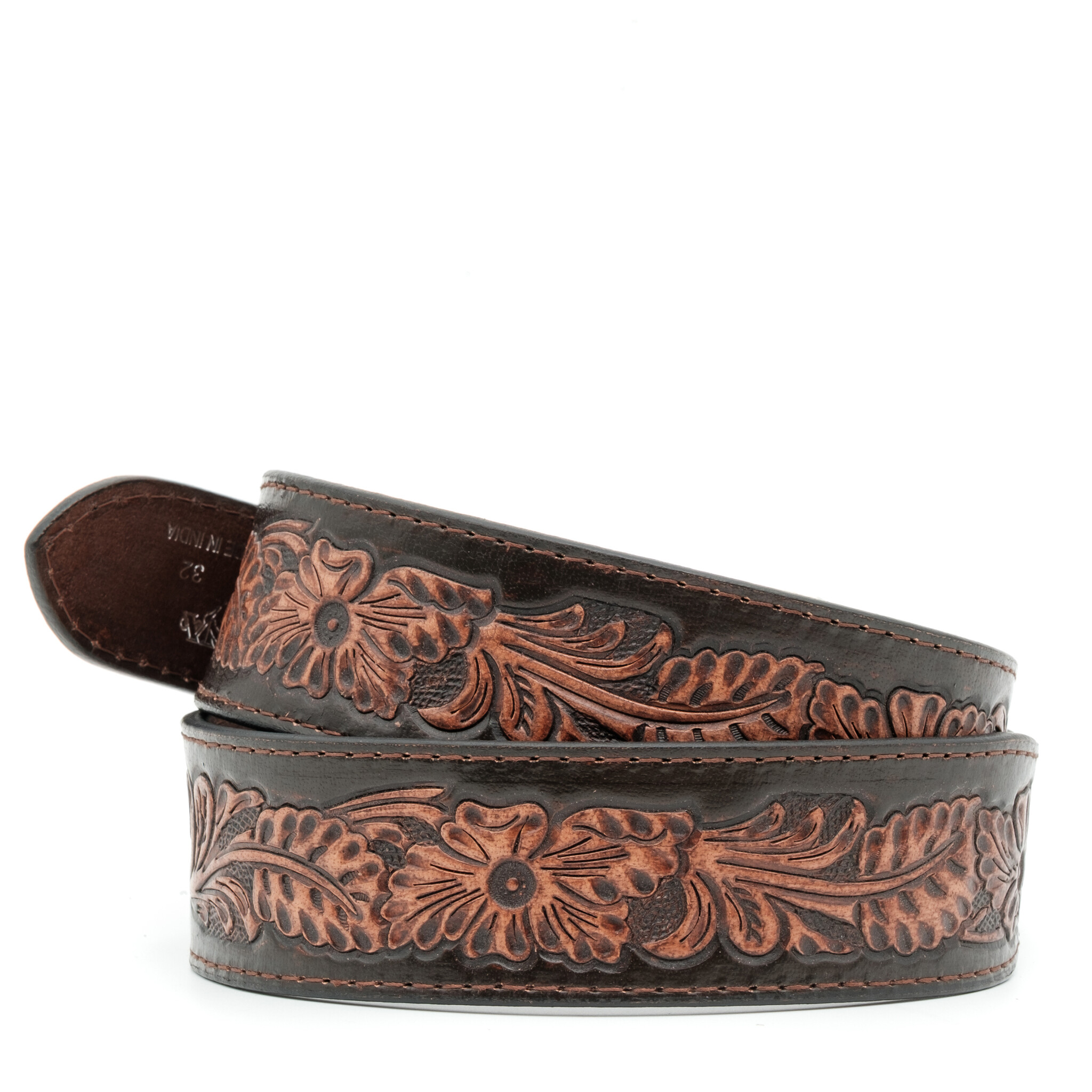 Nocona  Braune Ledergürtel