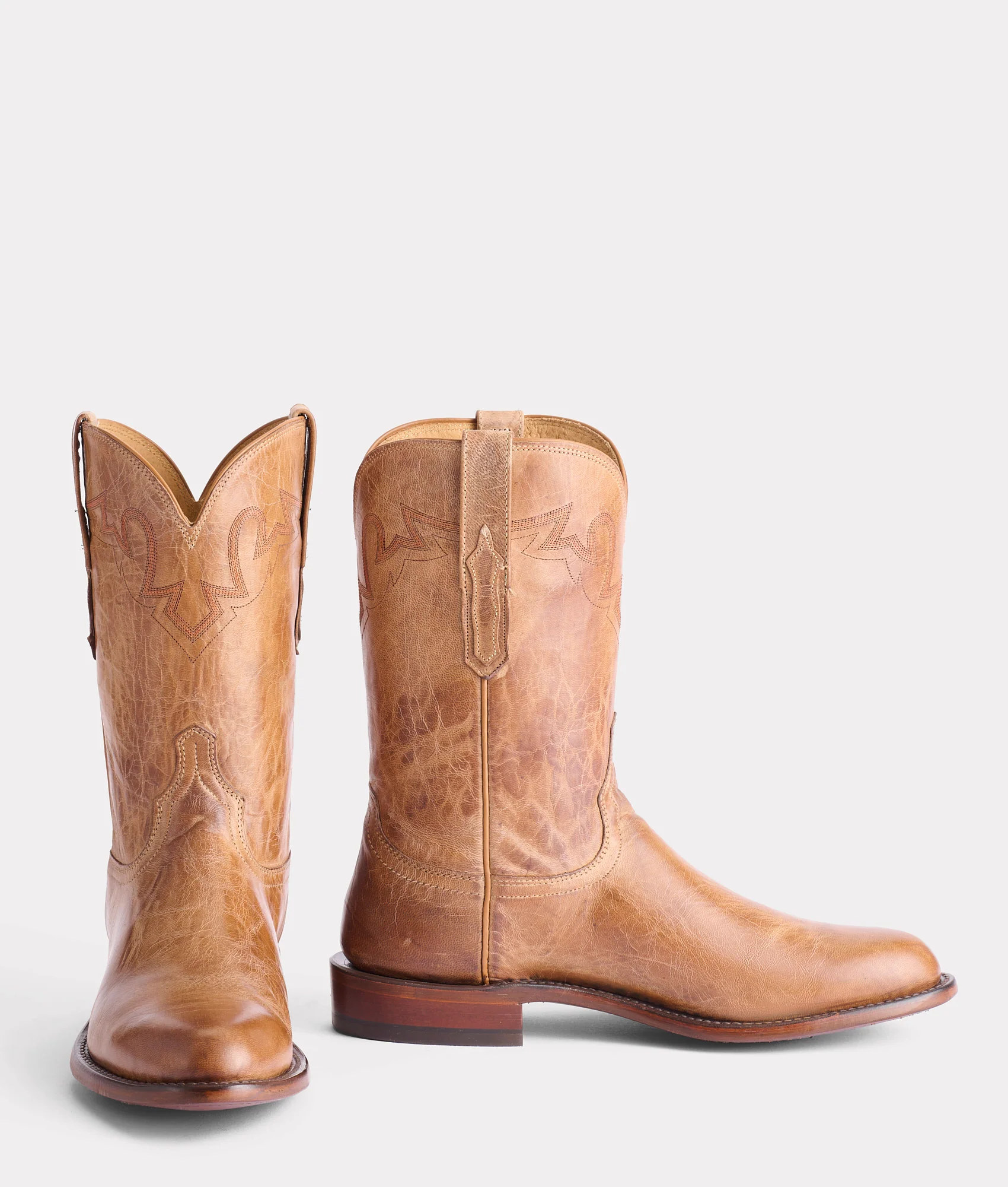 Lucchese Sunset Roper Tan Mad Dog