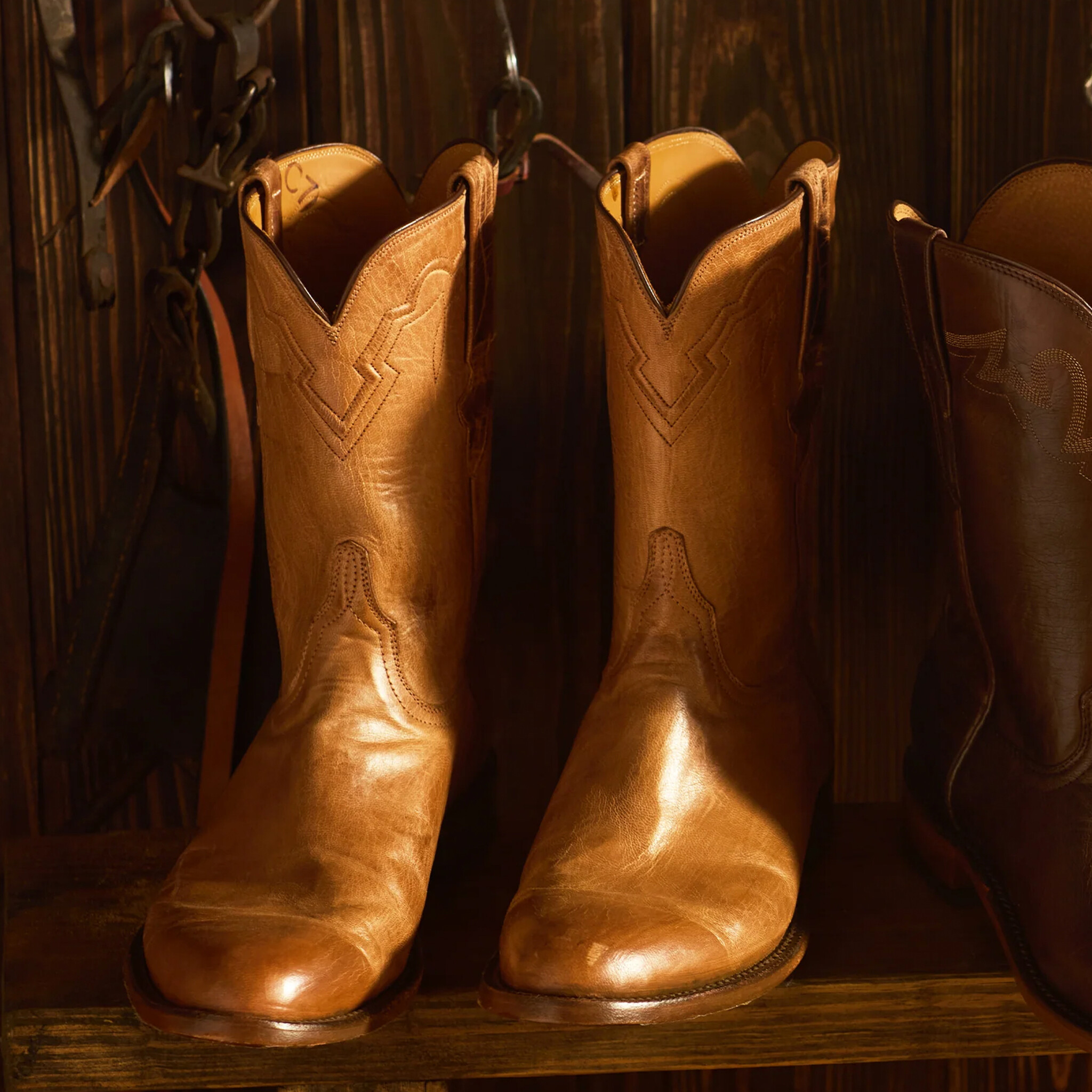 Lucchese Sunset Roper Light Tan