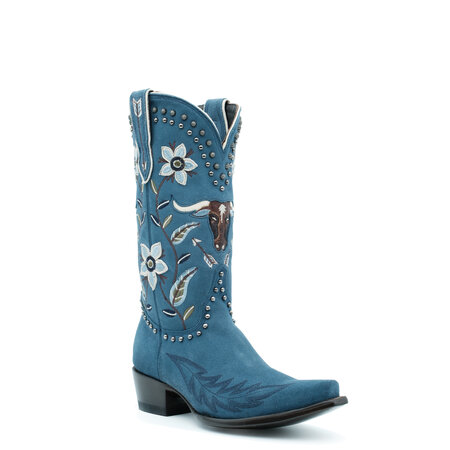 Double D Ranch by Old Gringo Days of the Longhorn cowboy boot