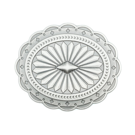 Blazin' Roxx Ovale Schnalle mit Blumenmotiv