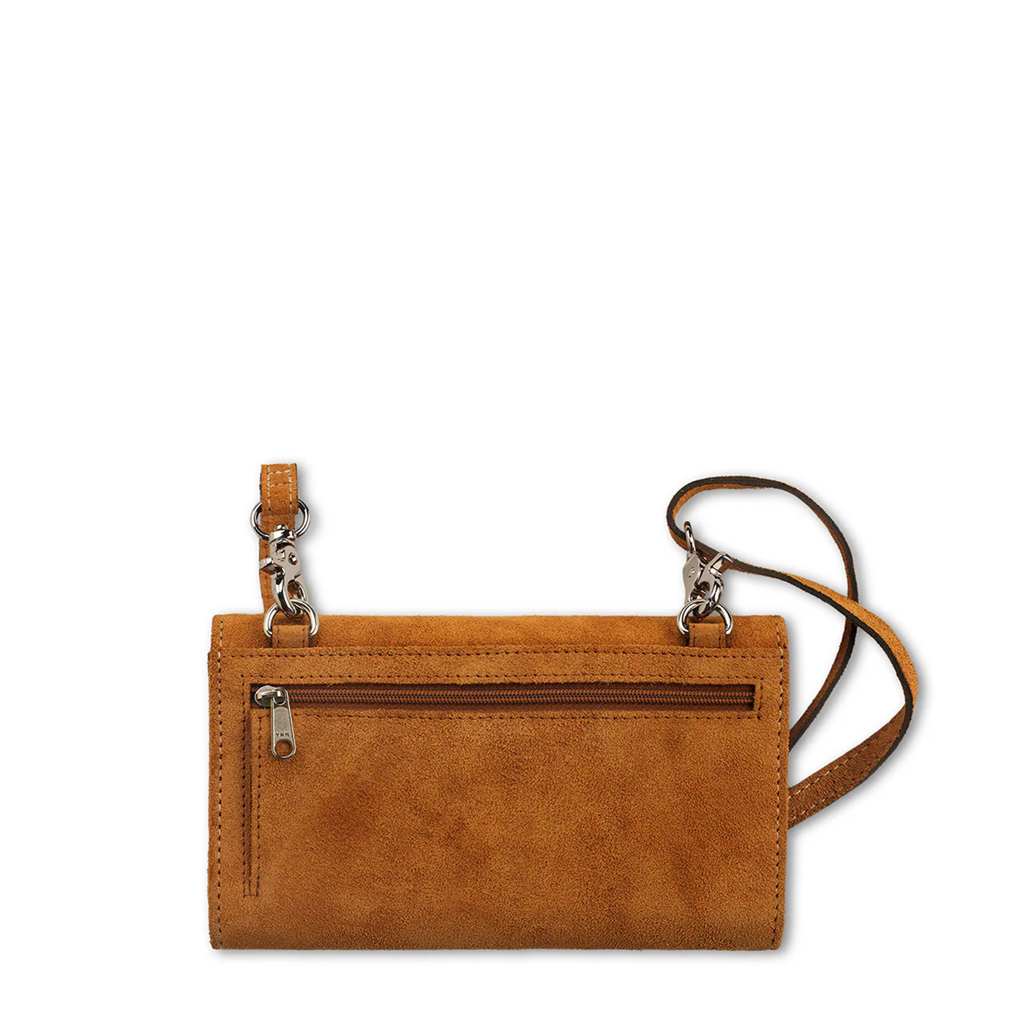 Ariat Brown suede clutch Sierra
