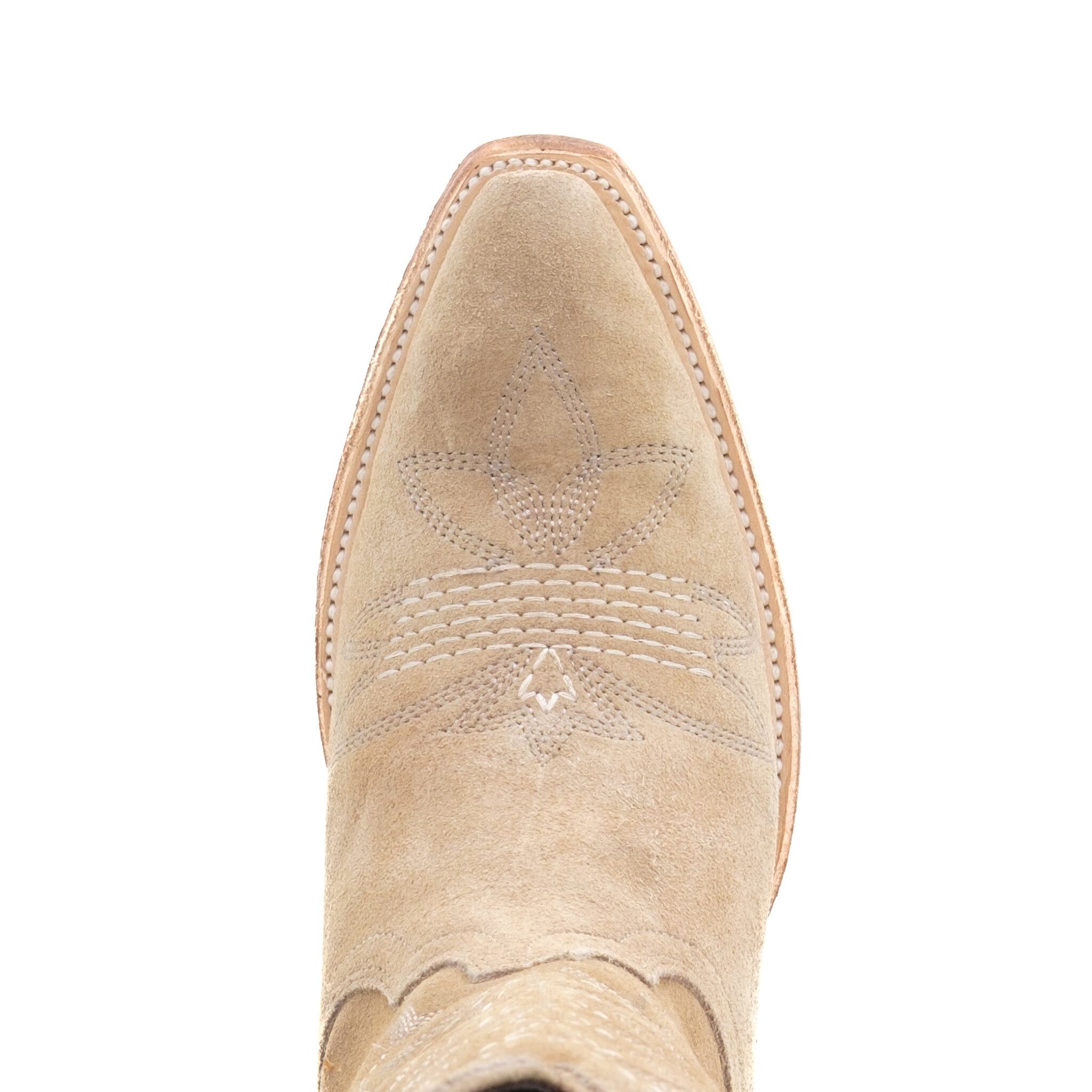 Lane Squash Blossom Latte Suede  cowboy boot