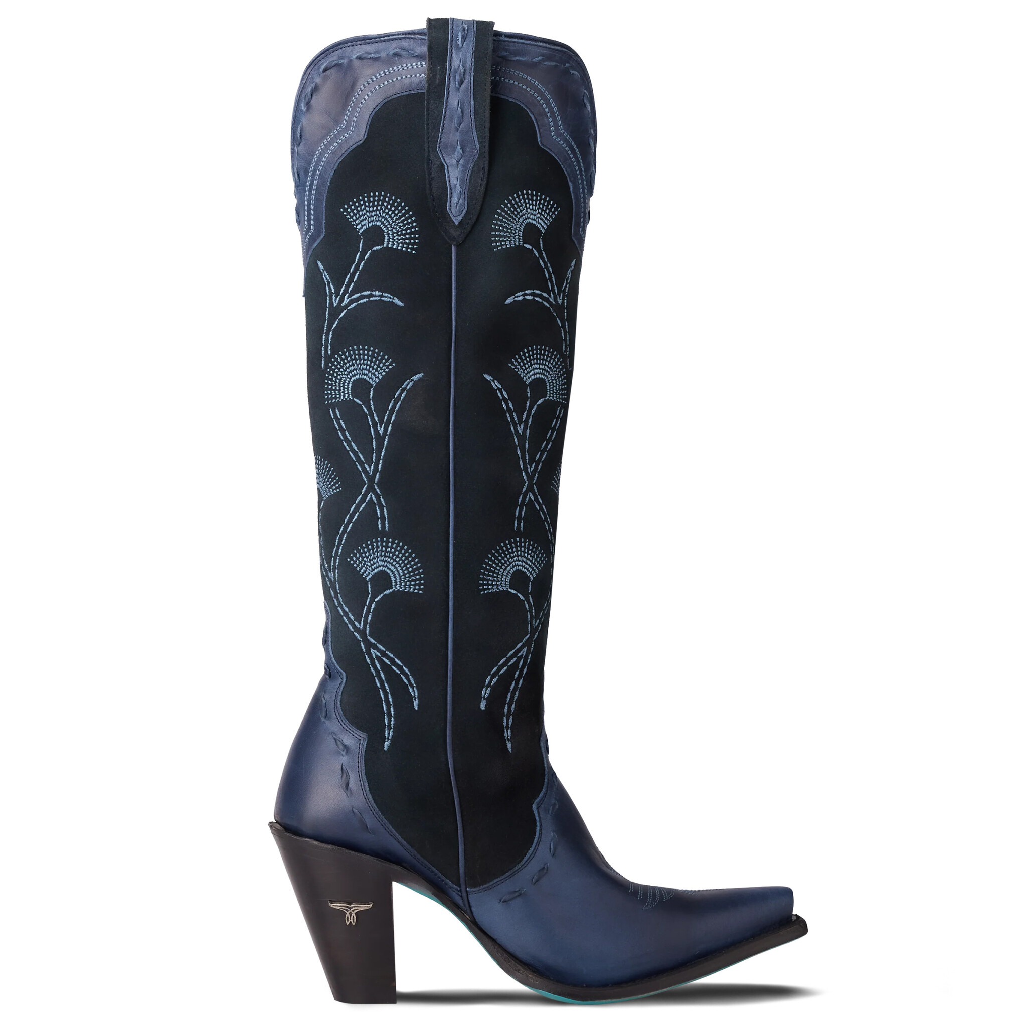 Lane Tall dark blue cowboy boot  Tessa