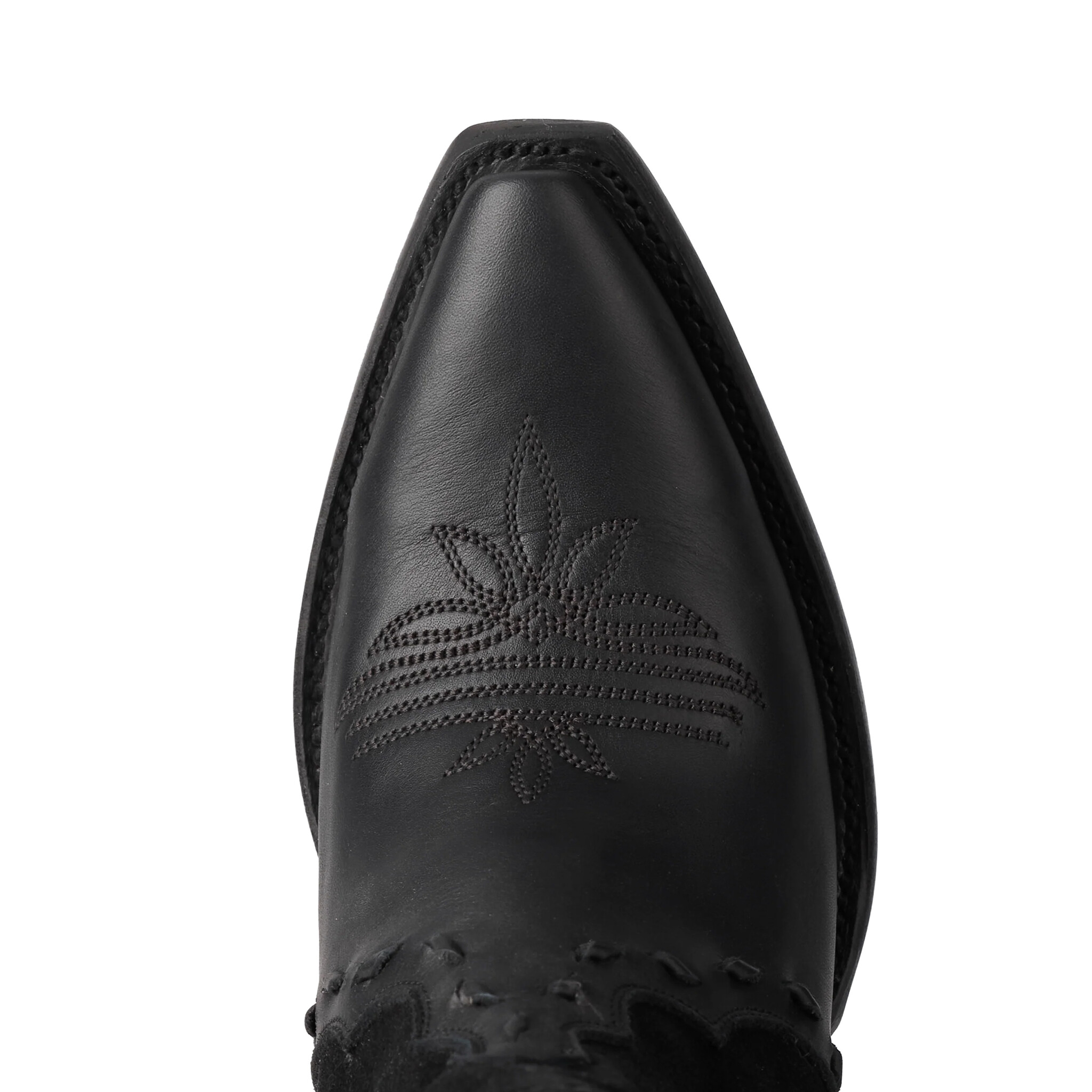 Lane Hoher schwarzer Cowboystiefel Tessa