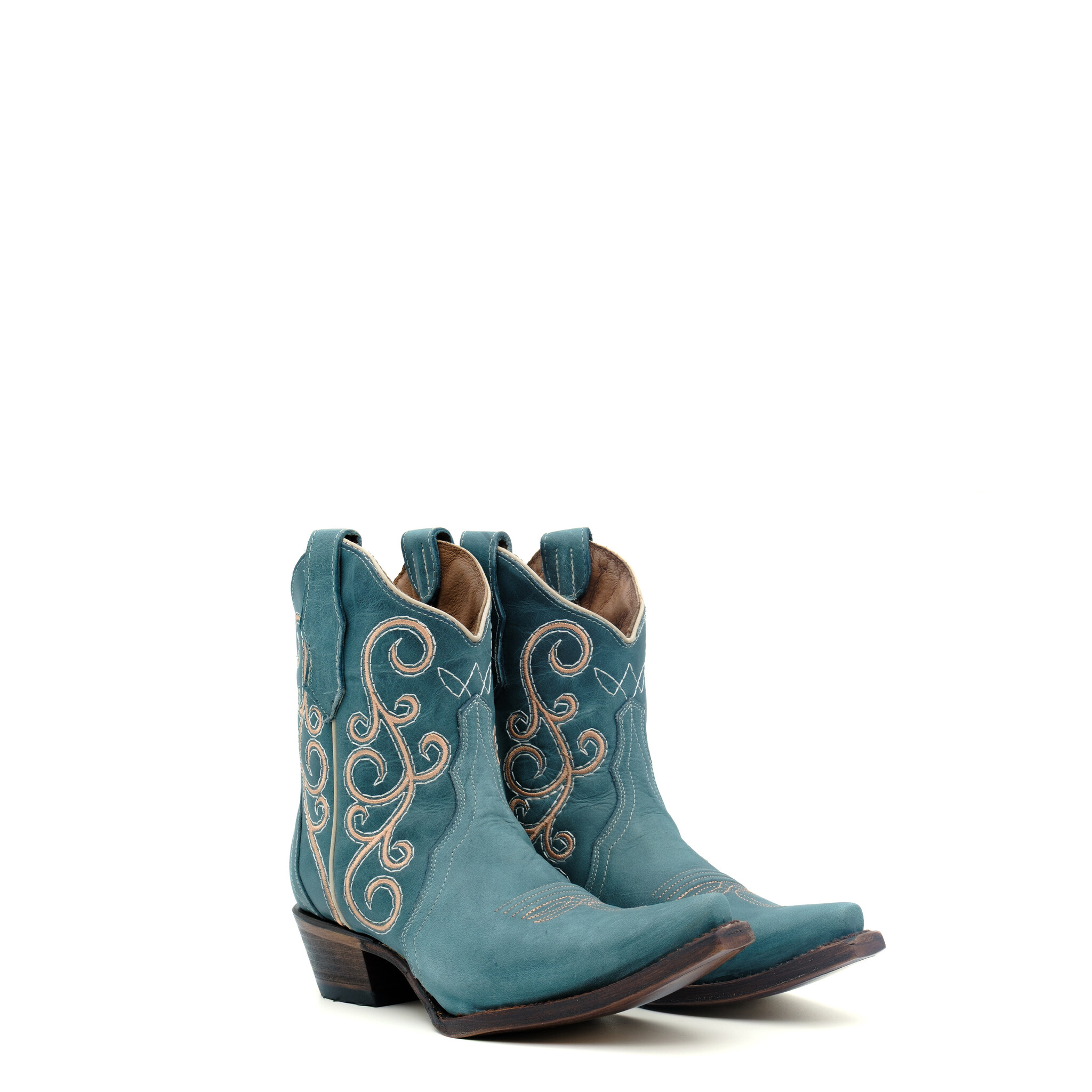 Corral  Rachel korte cowboylaars blauw