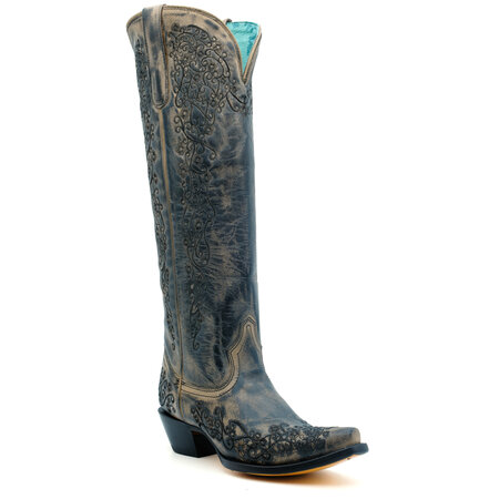 Corral  Amelia hoge taupe cowboylaars