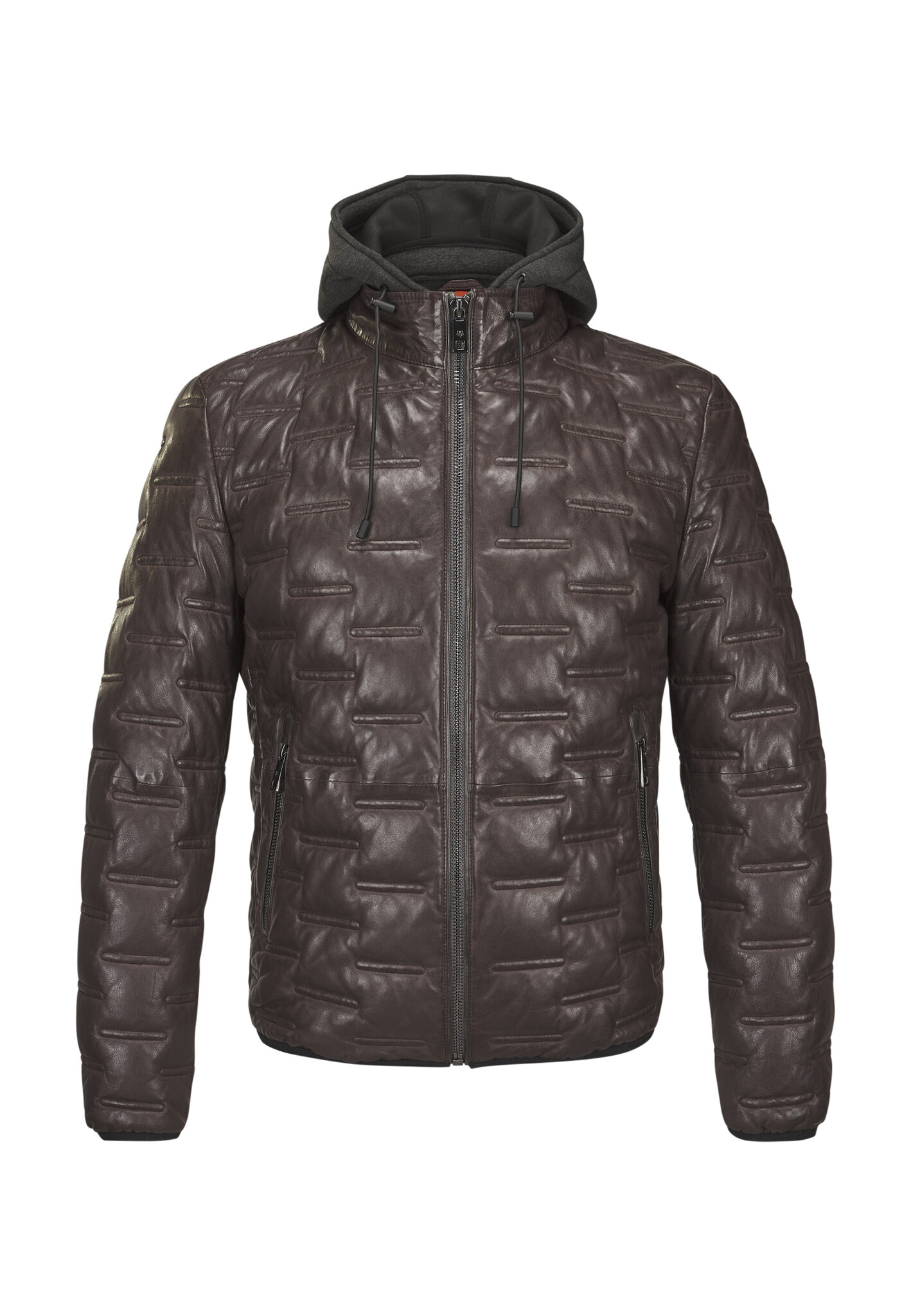 Milestone Alonso jacket dark brown