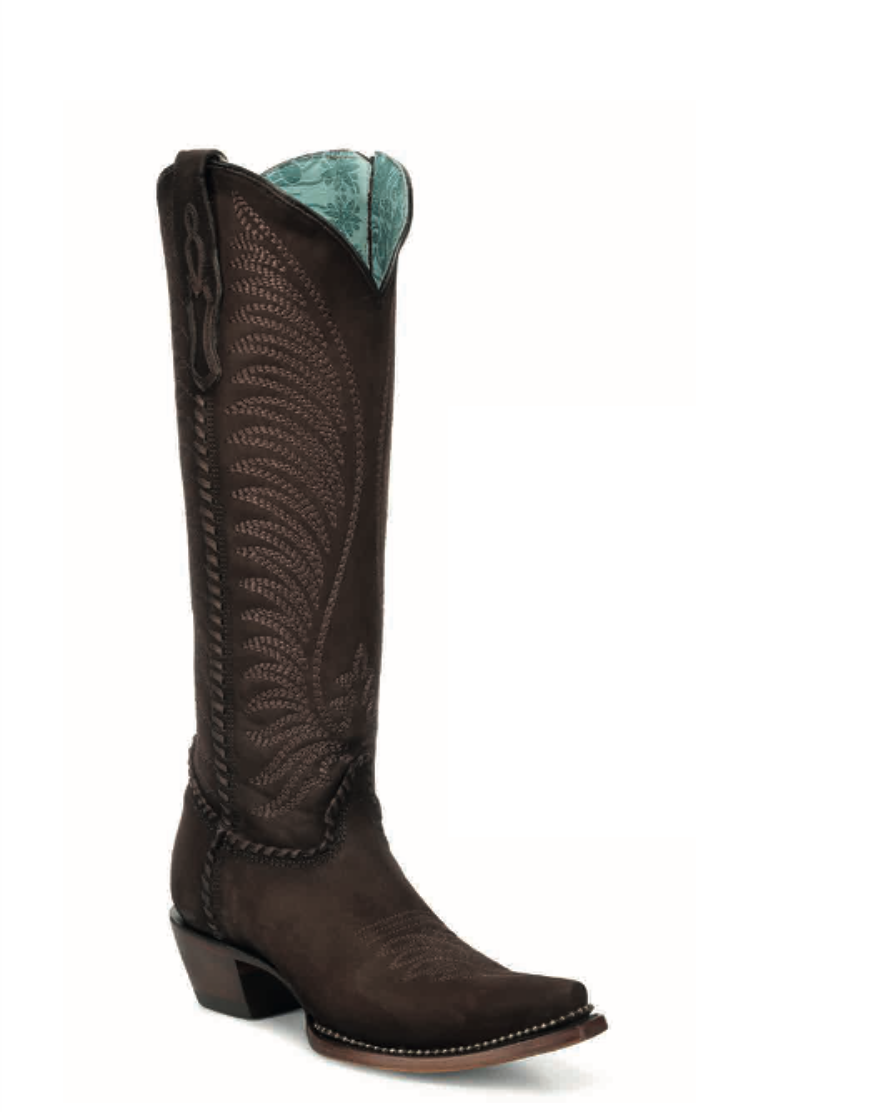 Corral  Sally hoge cowboylaars donkerbruin