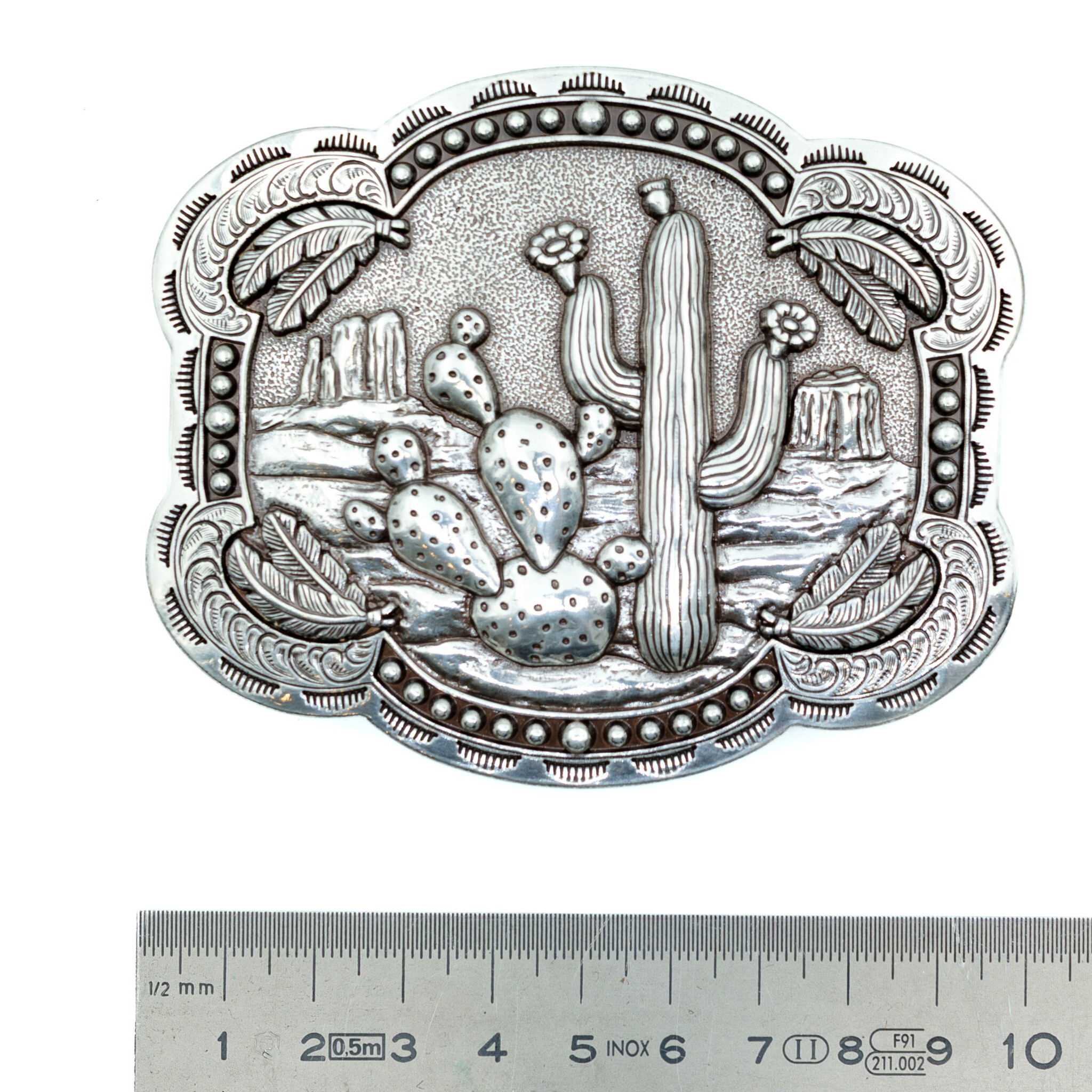 Nocona  Buckle met cactussen