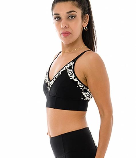 Lace-Up Sports Bra