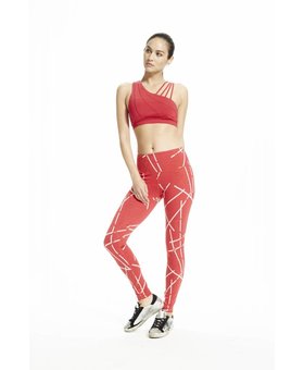 Koral Activewear - Camo Knockout Crop Legging - Scarlett Camo - STELLASSTYLE