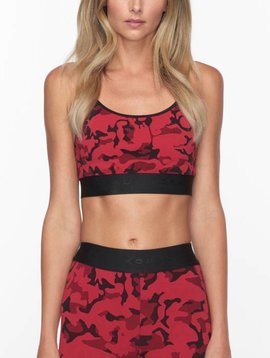 Koral Activewear Sweeper Versatility Bra – Scarlett Camo/Black