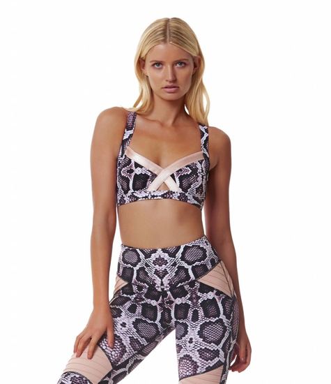 Sale L'urv - Animal Instinct Bralette - Rust - animal geprinte sport-bh  voor high en low intensity workout - STELLASSTYLE