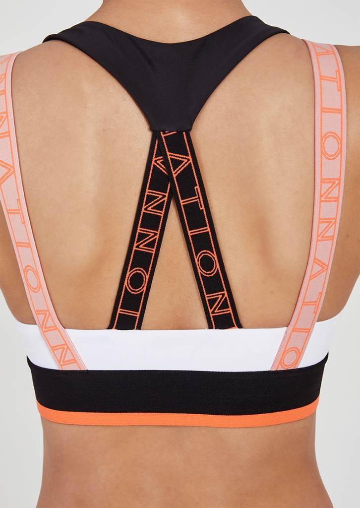 Penation - Overtime Crop - Cool Sports Bra with P. E Nation Logo