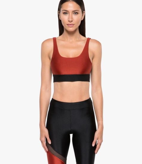 Koral Activewear Inner Sprint Sports Bra Rouge/Black