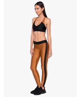 Koral Activewear Atom Mid Rise Sprint Legging Sunstone/Black