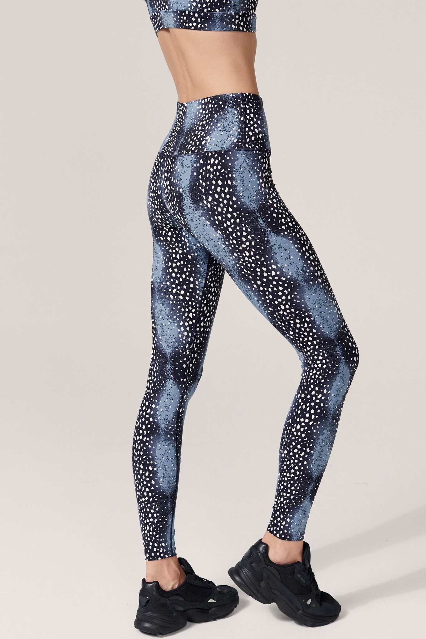 Varley Preston Legging - Womens - Ink Marble Print - Dancewear Centre